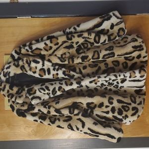 New, beautiful, soft faux fur coat